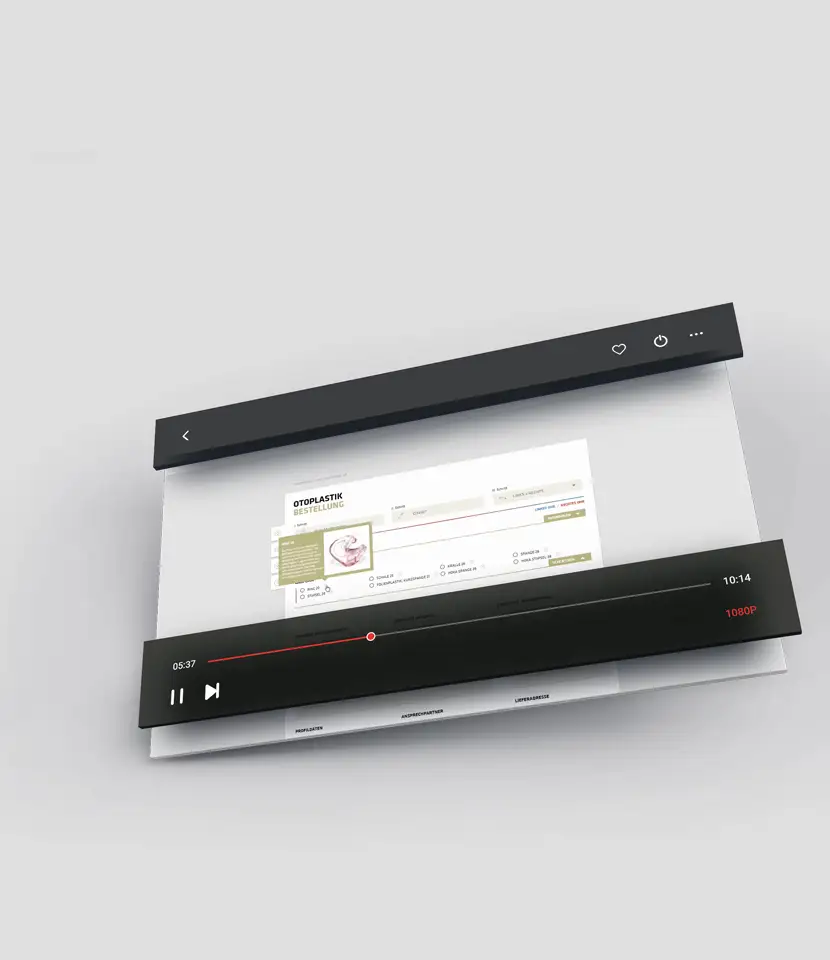 Video-Player mit einem Video über das Easyorder Bestellsystem.